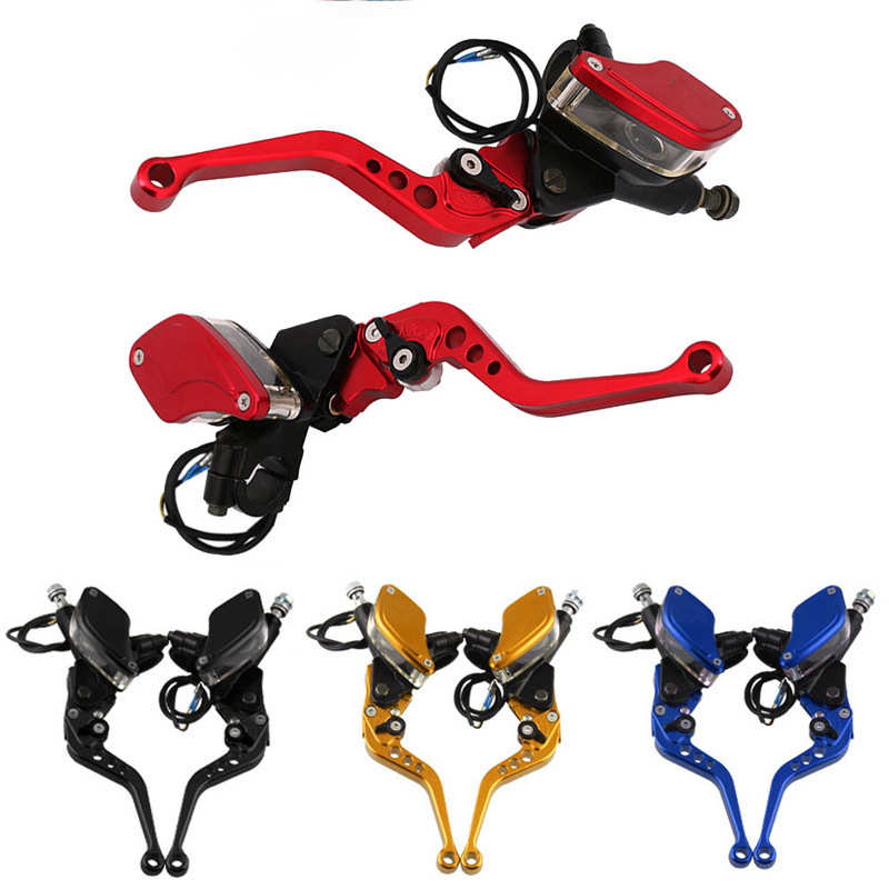 摩托车改装手刹配件 上泵离合器总成CNC液压铝合金电动车通用手拉
