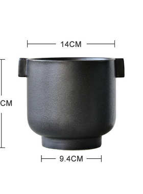 盆jimu批发专用發蝴蝶兰感花盆肉陶盆批高脚黑色发泡高级花盆釉多