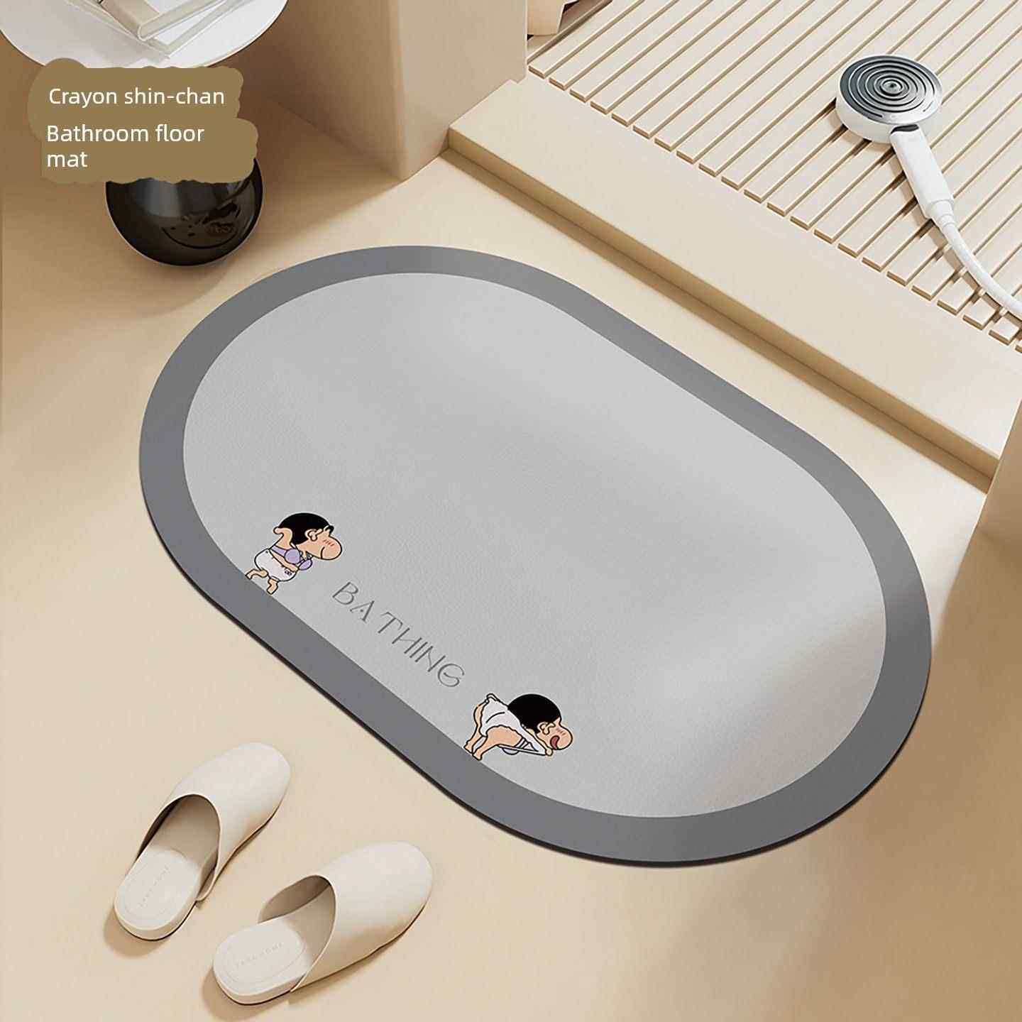 蜡笔鑫灿硅藻泥吸水地垫浴室厕所防滑速干脚垫淋浴房门地毯,个性定制/设计服务/DIY,地毯/地垫定制,淘宝优惠券,粉丝福利购,淘宝优惠卷