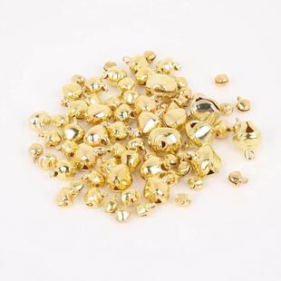 Jingle Christmas Gold Pendants Hanging Iron 300Pcs Bells