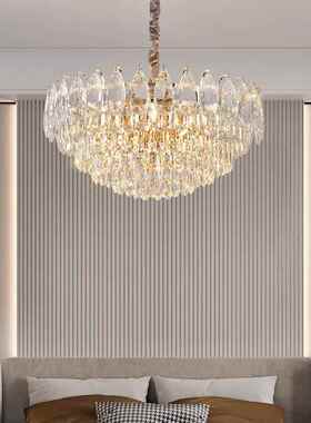 93后现代客厅吊灯d高端大气水晶le024新款现代简灯约餐厅卧室灯2