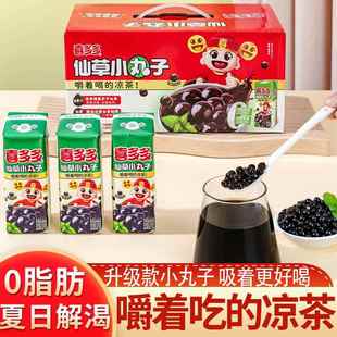 喜多多仙草小丸子凉茶植物饮料仙草蜜仙草汁水仙草冻烧仙草夏季