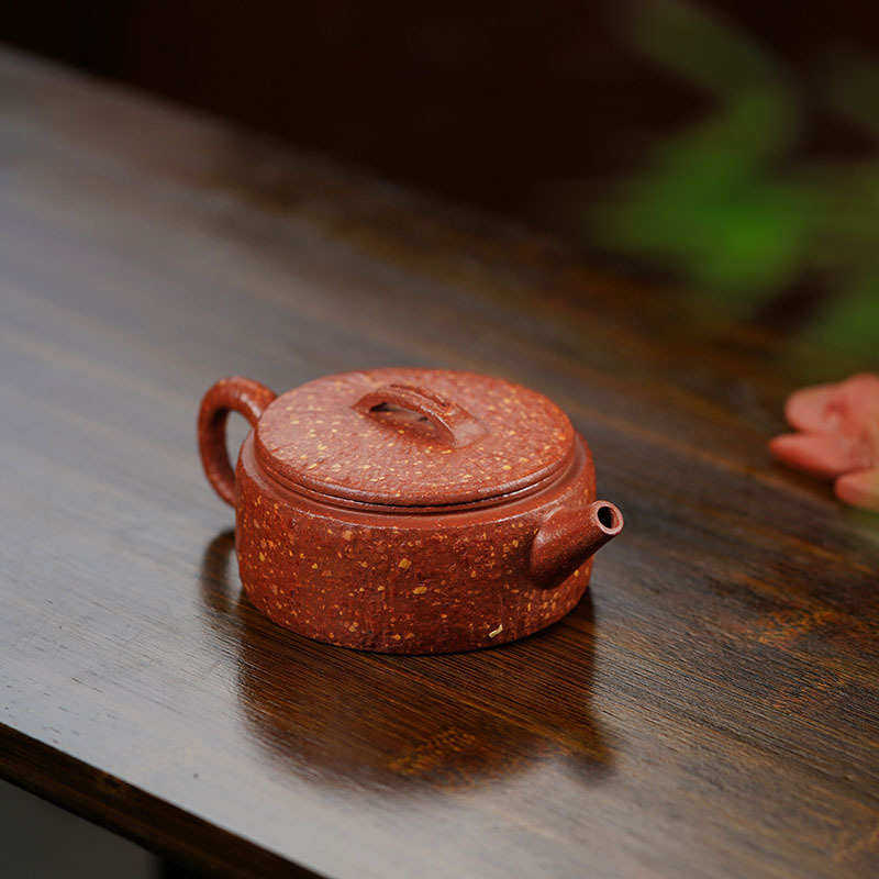 全手工汉瓦紫砂壶名家原矿粗砂红降坡泥茶壶筋纹器宜兴茶具家用,餐饮具,茶壶,淘宝优惠券,粉丝福利购,淘宝优惠卷