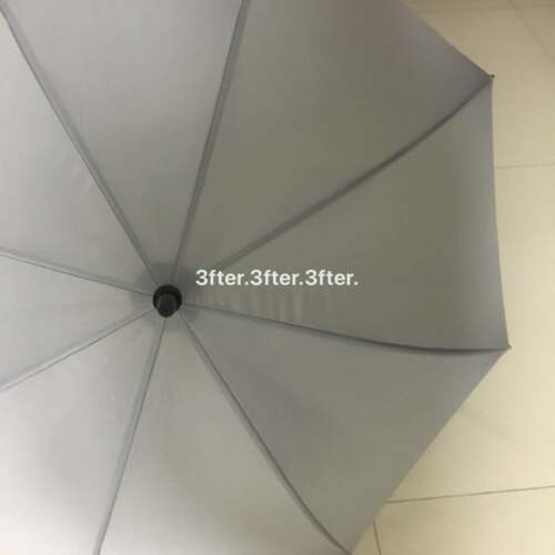 3fter 祇有我家有 灰灰的忧郁系 好看到不行ins男生女生长柄雨伞
