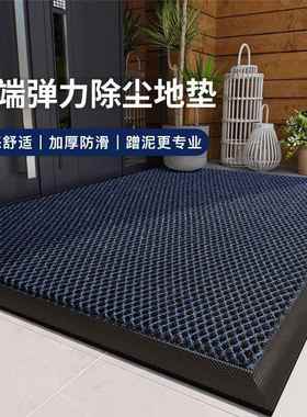 简约弹力丝橡胶入户地垫门垫进门客厅门口室外商用家用防滑蹭土垫