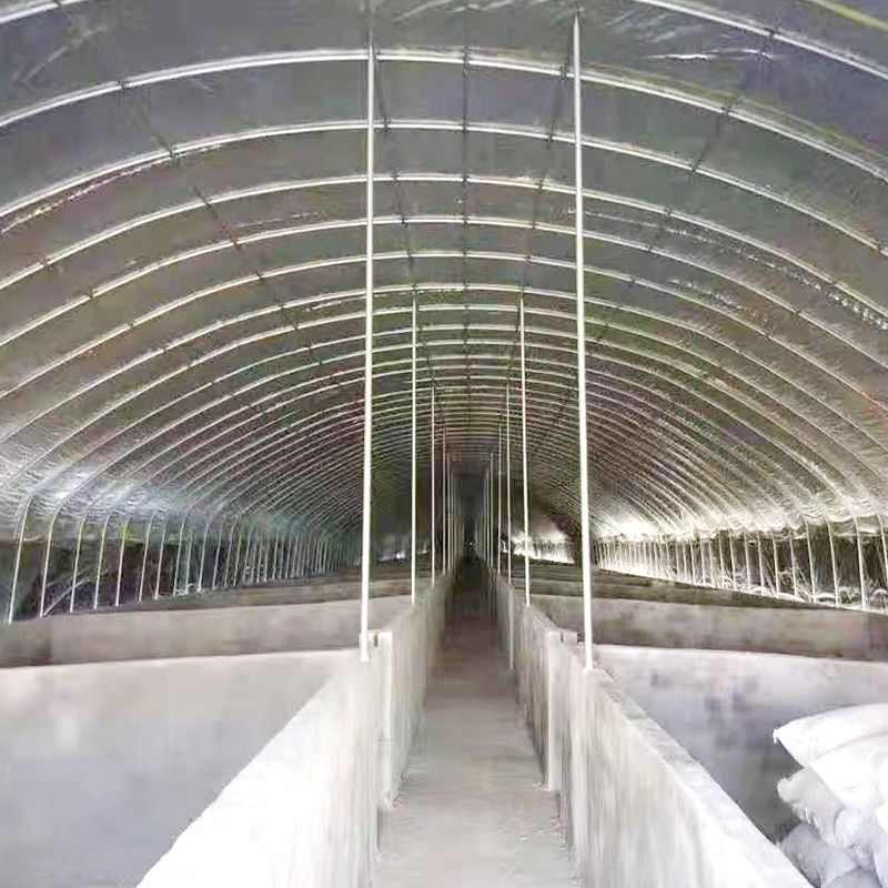 加厚大棚骨架全套钢管蔬菜种植半坡暖棚椭圆管养殖大棚鸡鸭牛羊舍