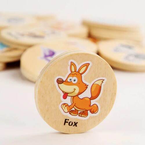 Children Montessori Toys High Quality Wooden memory Games Ca