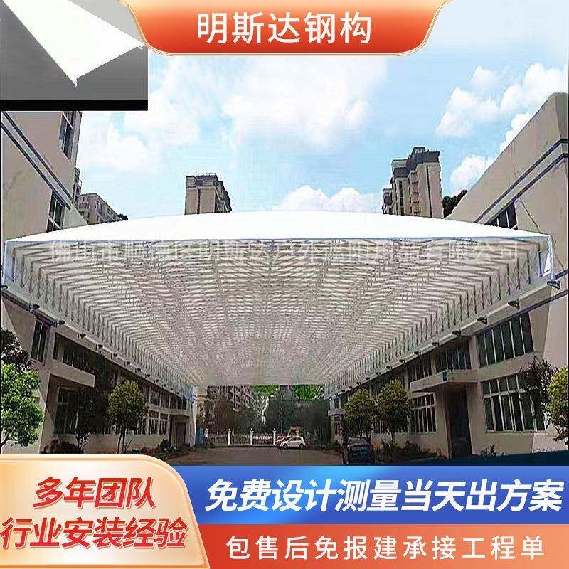 工厂悬空电动移动推拉雨棚伸缩式仓储物流遮阳棚帐篷伸缩可移动