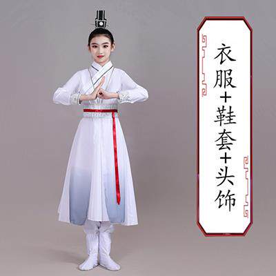 正品壮小志少年行古典舞演蹈出服中国水风墨国学汉服中学朗诵开笔