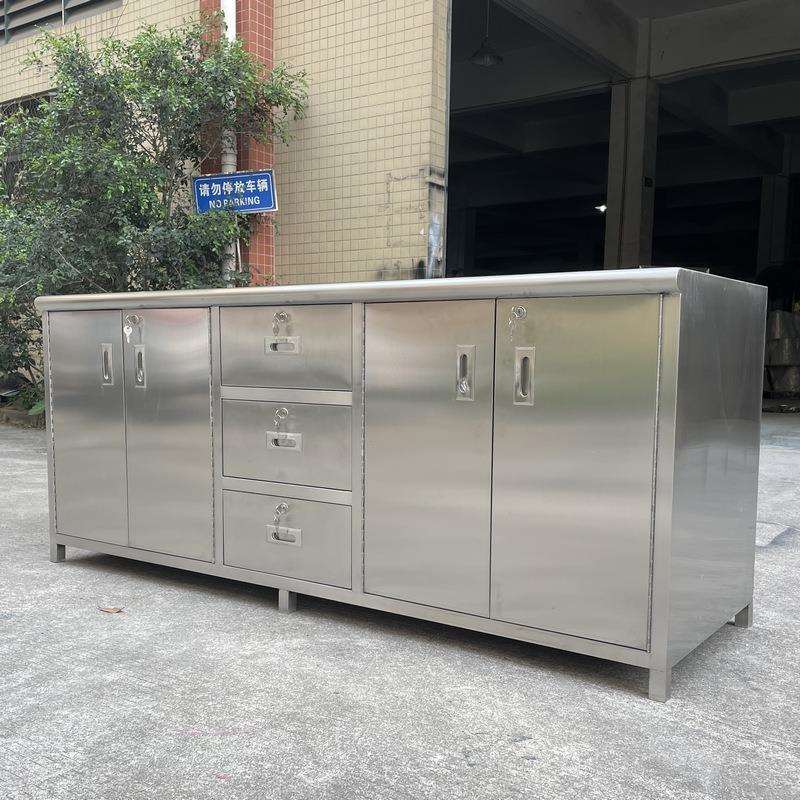员工储物柜不锈钢文件柜工具柜子储物柜可拆装货架柜子钢制图片