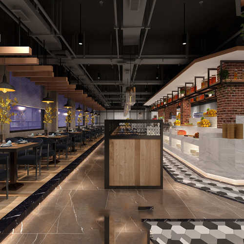 展柜超市珠宝门头商场si便利店设计面包店餐厅装修店铺展示架