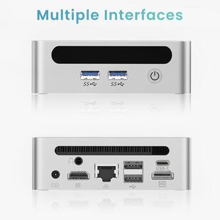 GenMachine 锐龙R3-4300U/5300U 商务办公家用电脑MINI PC