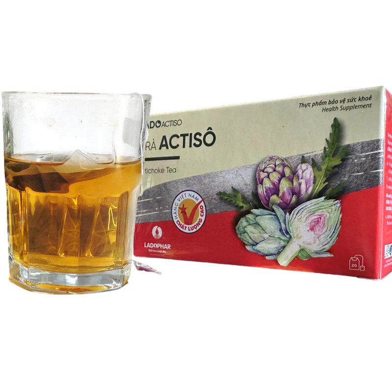 越南LADO洋蓟茶清热护肝花草凉茶袋泡茶40克夏日清凉解暑花茶包邮