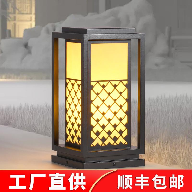 太阳能草坪灯户外防水柱灯现代简约景观灯花园庭院灯别墅园林灯