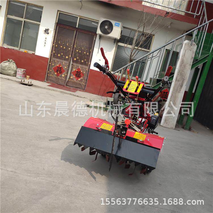 农用小型四驱旋耕机 多功能手扶式后旋柴油微耕耕地耙地机