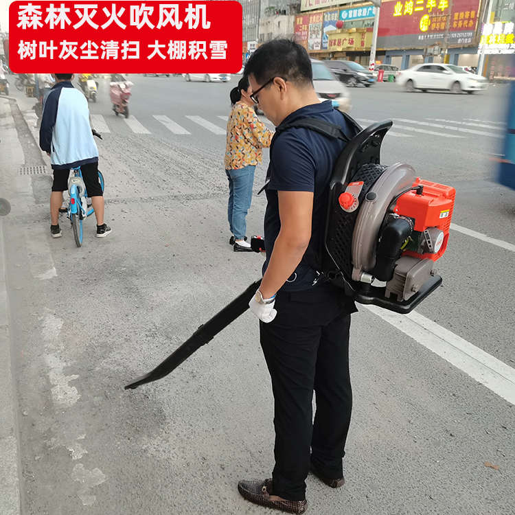 背负式落叶收集大棚除雪机森林灭火机道路清扫大动力吹风机除尘器