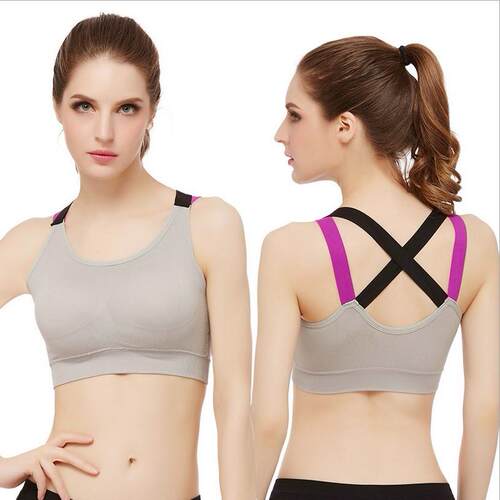 Running sports without steel rings bra yoga cross shoulder