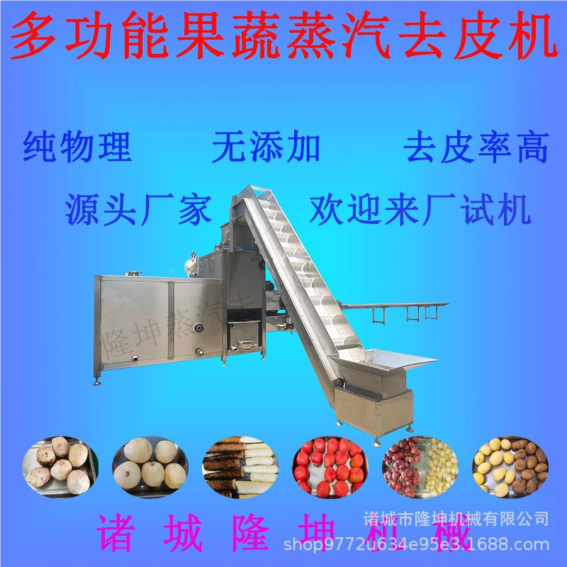 自动大全小土豆去皮 多功机黄桃葡萄能剥皮机 大型商用红薯脱皮机