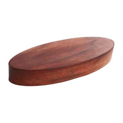 Wood Serving Tray Oval Shape Decorative Food Plate for