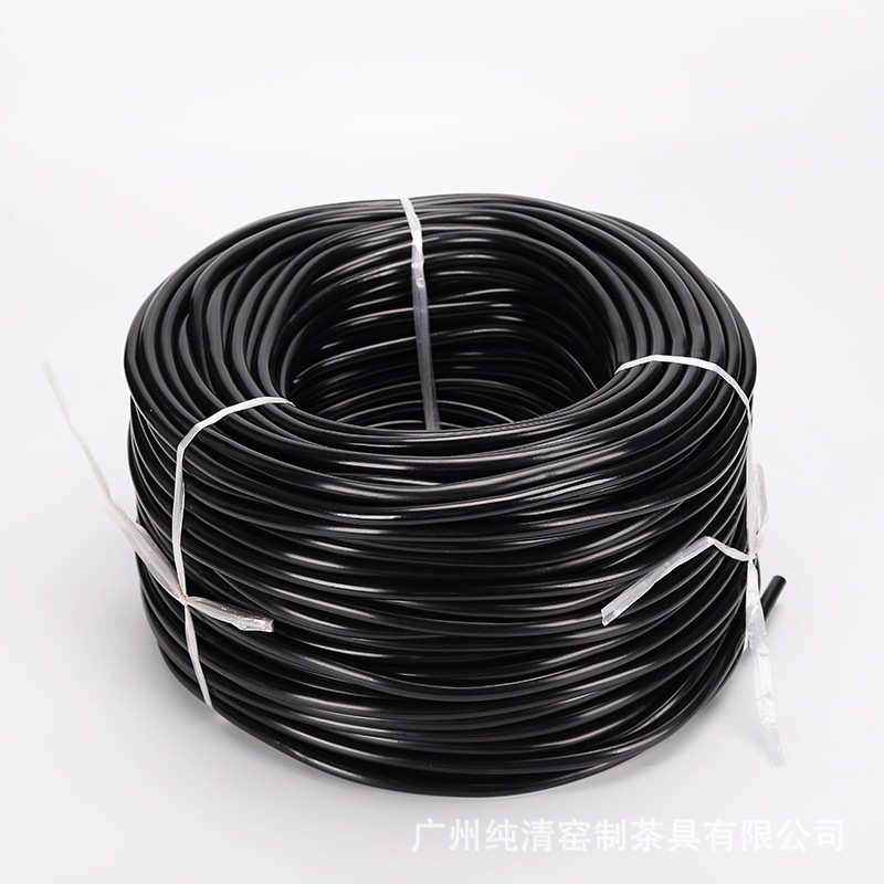 整捆茶桌茶盘黑色PVC防冻管下水泡茶桌流水管出水排水管茶具配件