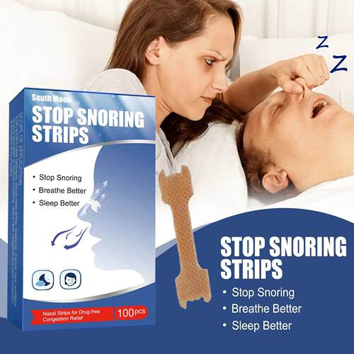 South Moon Care Nasal Strips, Anti-Snoring Snore Care Sleep