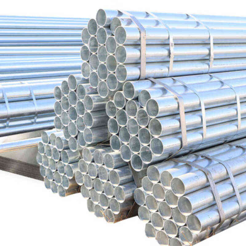 得豫工品镀锌圆管防锈钢管钢管架子管6米一根价DN40*3.5