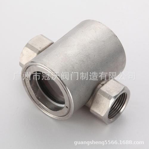SG-YL11-21不锈钢内螺纹直通式叶轮视镜、304.316L水流视镜指示器