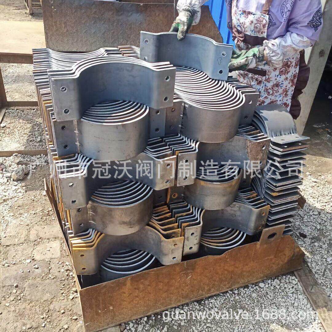 加厚半边码卡箍 大口径半边码 振动管道用管托管夹保冷管半边管卡