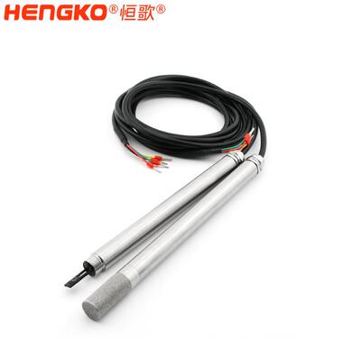 家定制管道温湿度探头 杆通风管用道工业厂级防护温湿长度HT-E062
