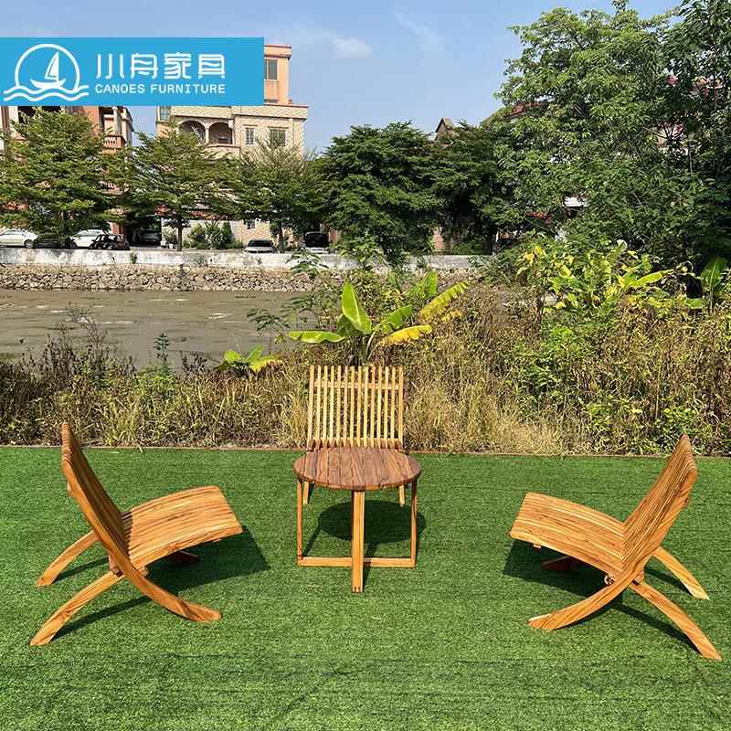 户外家具室外音乐餐吧咖啡奶茶店实木吧台椅别墅庭院民宿创意桌椅