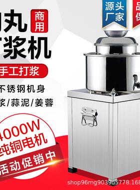绞肉机商用打浆机肉丸机鱼猪牛丸打浆打肉机肉馅不锈钢商用牛肉