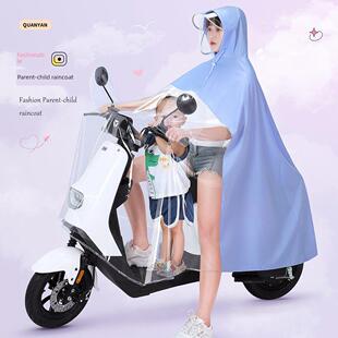 小牛f100电动电瓶车雨衣长款 踏板自行车雨披 全身防暴雨加厚加大款