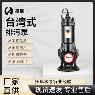 7.5kw小型化粪池抽粪下水道排污高扬程潜水泵可 排污泵0.75kw