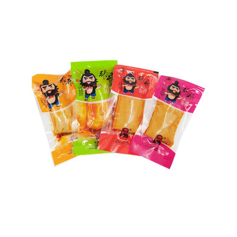 张飞夹心豆卷500g*3袋四川特色麻辣五味小包装夹心豆腐干小吃