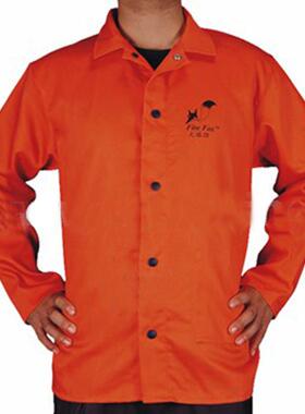 威特仕 C33-6730 火狐狸橙色上身防护服 防火阻燃焊服