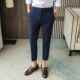 九分裤 西装 男士 修身 春季 商务正装 西裤 小脚休闲长裤 0204w