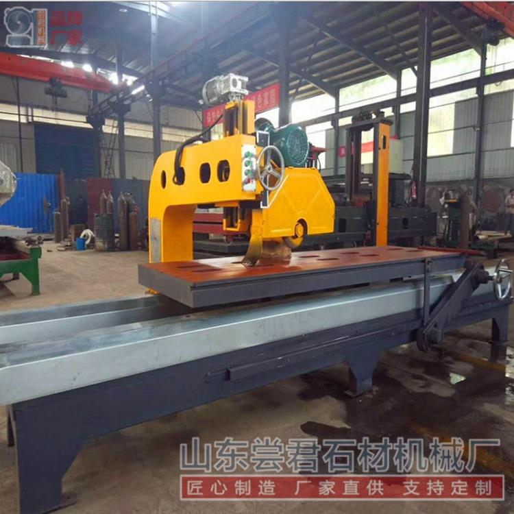 尝君石材机械SJQ-600A大理石/人造石切板机45度倒角切割大板