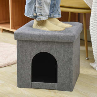 宠物猫咪用品布艺折叠 热卖 热销折叠双层猫窝四季 通用简约新款