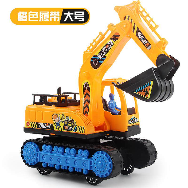 儿童挖掘机可坐可骑手动挖土机学步滑行工程车玩具车带坐便器挖机