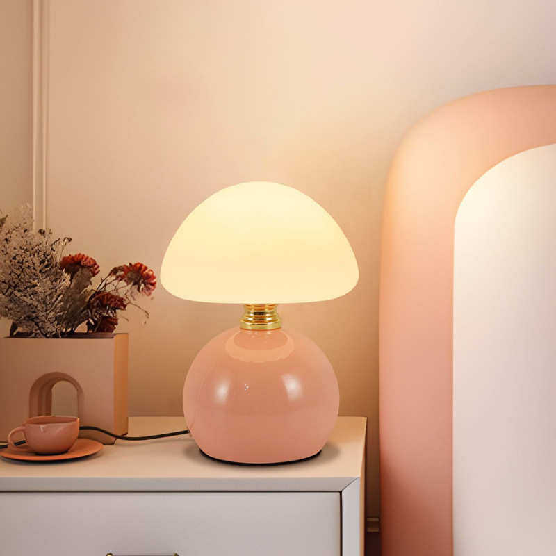 奶油风创意高级感轻奢台灯卧室2024床头柜主卧温馨陶瓷氛围小夜灯,家装灯饰光源,装饰台灯,淘宝优惠券,粉丝福利购,淘宝优惠卷