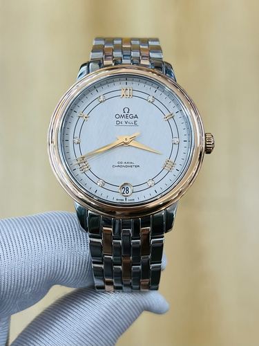 [9.8新]欧米茄碟飞手表女款33mm自动机械女表424.20.33.20.52.002