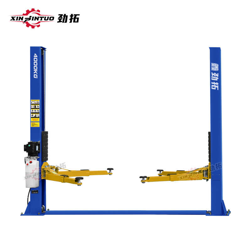 劲拓出口汽车双柱举升机两柱升降机工厂直售维修4000kg修理厂电动