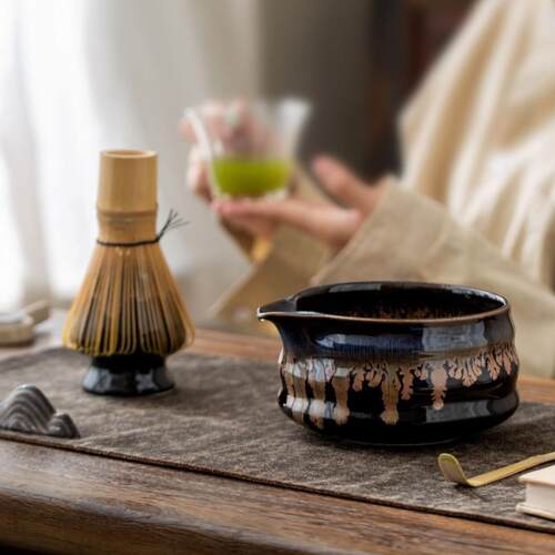 茶筅立创意陶瓷茶筅放置器点茶工具茶事配件Matcha holder新品