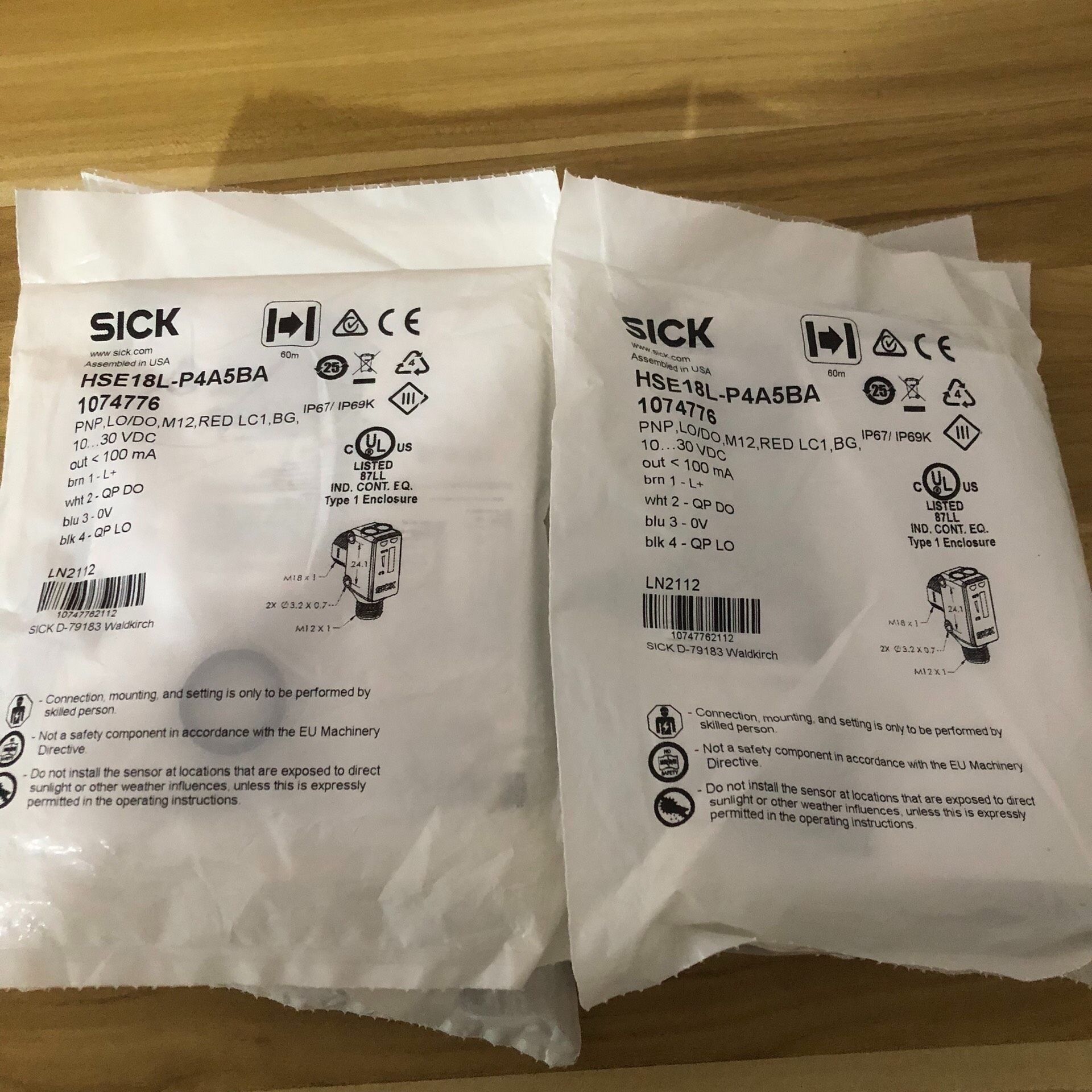 全新德国SICK西克HSE18L-P4A5BA货号10747