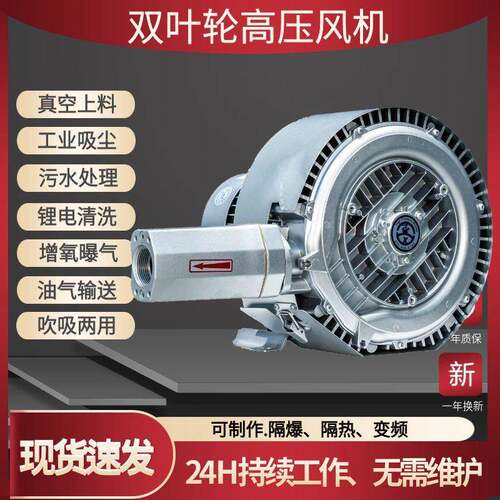 0RB22900S-1双段高漩涡风机700W38压V双级双叶轮-高压风机旋涡式