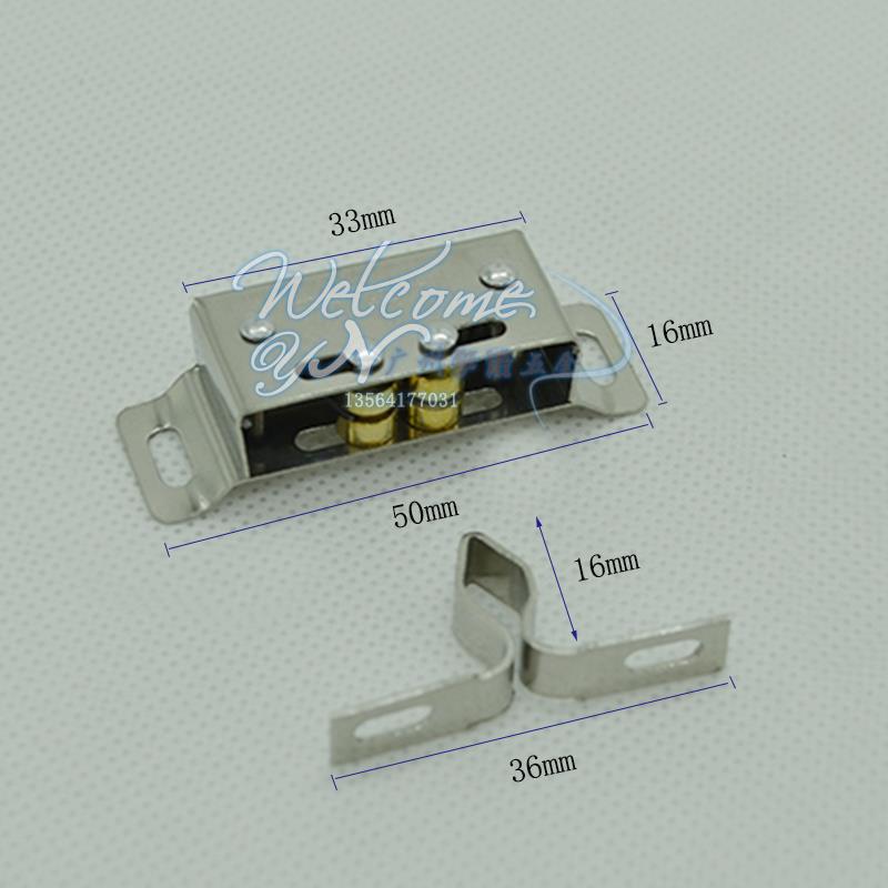 不锈钢柜门碰珠小磁吸衣柜厨柜门卡式门吸柜子卡扣家具门碰柜吸