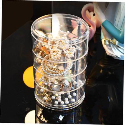 360 Degree Rotating Cosmetic Storage Box Makeup Organizer