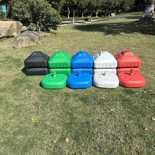 户外遮阳伞商用摆摊大伞注水底座遮阳伞庭院伞广告伞塑料水桶伞座