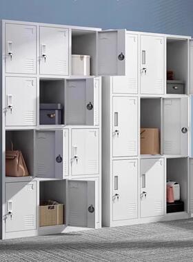 钢制宿舍简YN-GYG-0衣柜易锁物收纳柜单门更衣柜铁皮柜宿舍带员工