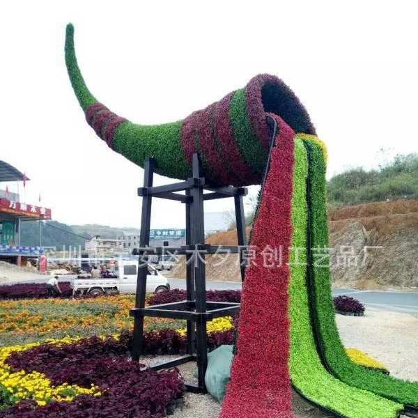 绿仿真雕动植物立体制作造型雕塑绿绿 街道公园景区园林雕厂家雕